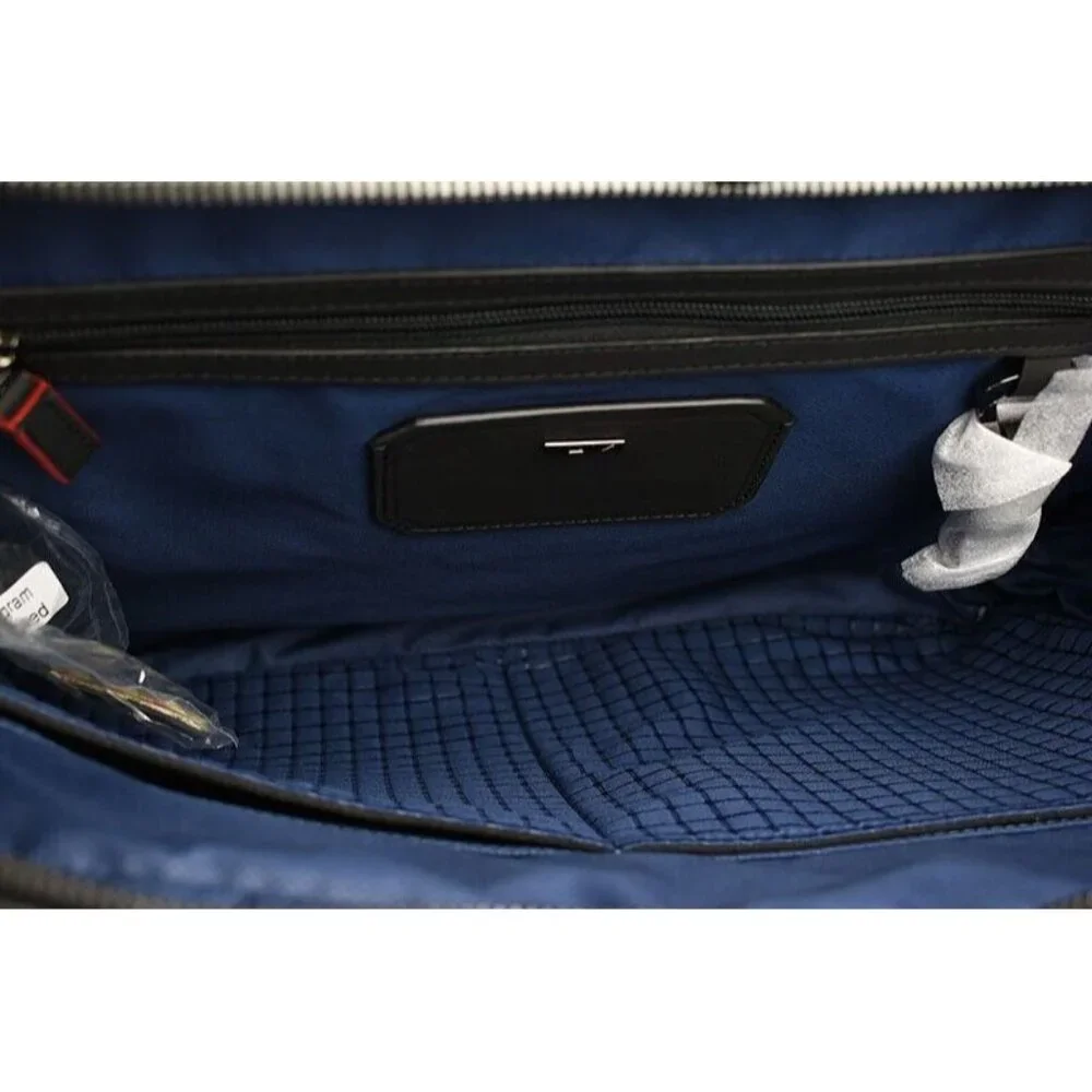 TUMI Gray ASHTON COLLINS Double Compartment Briefcase Bag Laptop NWT